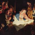 Caravaggio's Adoration of the Shepherds (via Wikimedia Commons)