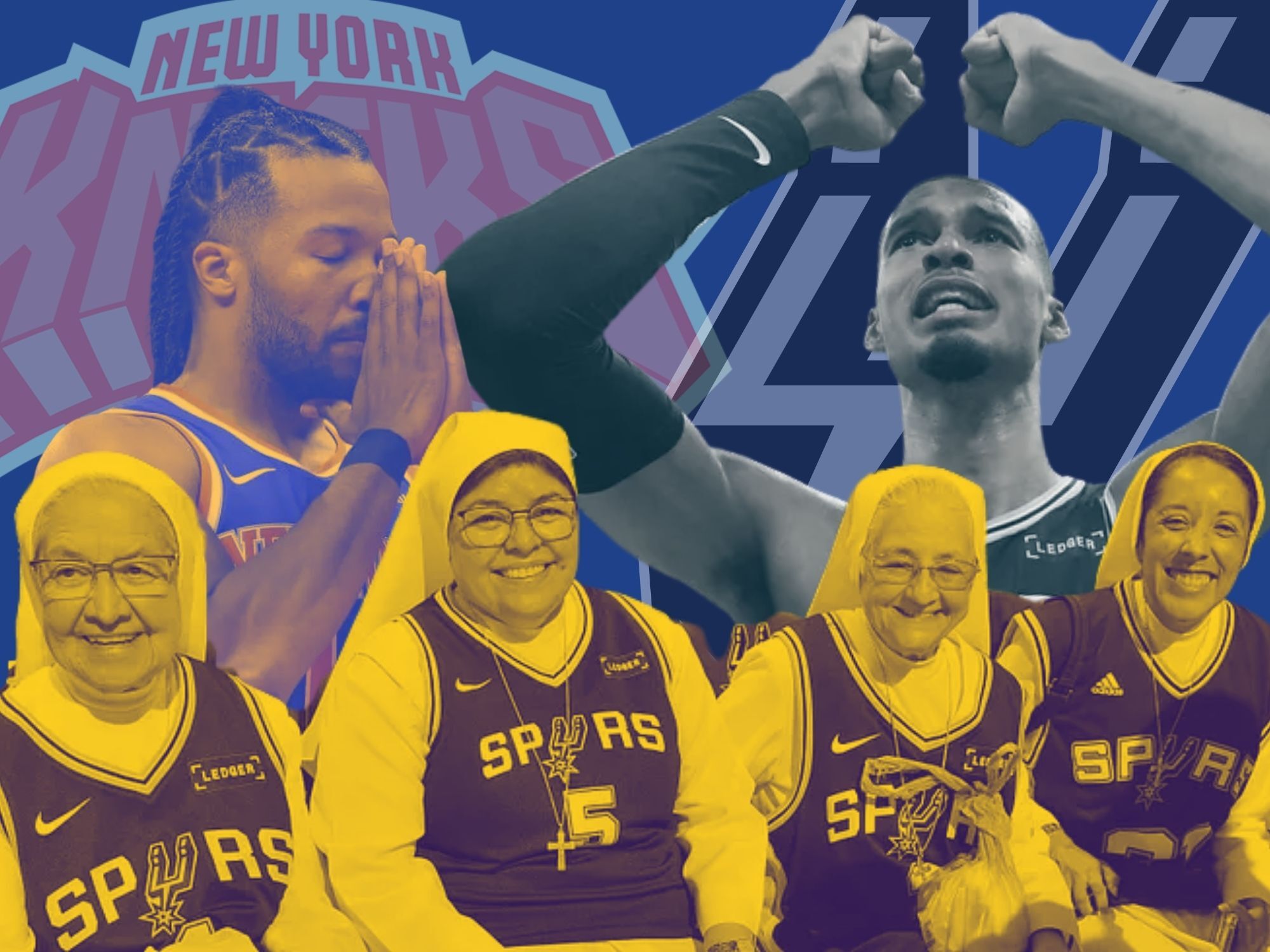 Your Catholic Guide to the 2026 N.B.A. Finals: Spurs Sisters vs. Villanova Knicks