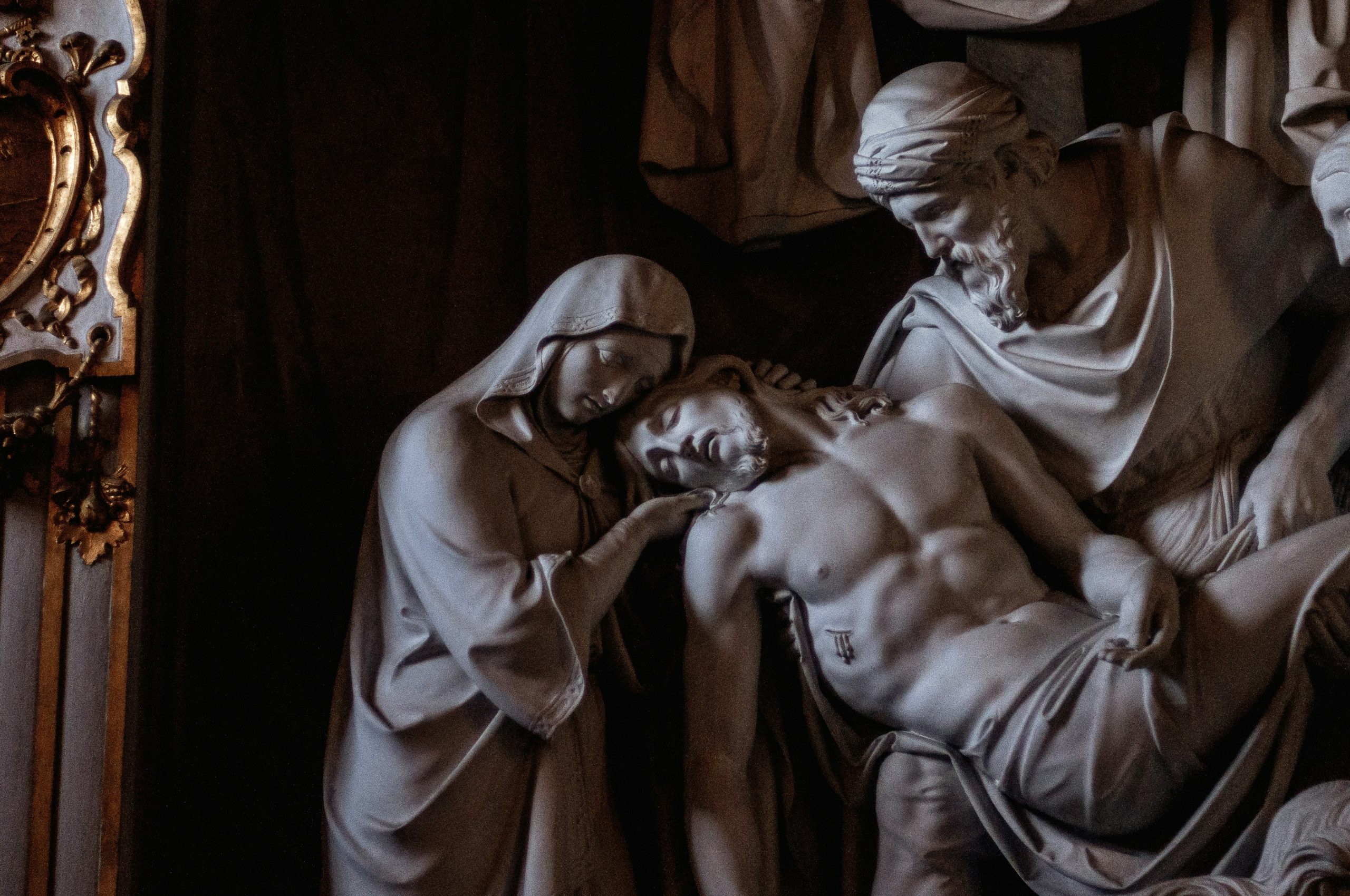 God is present in the sorrow